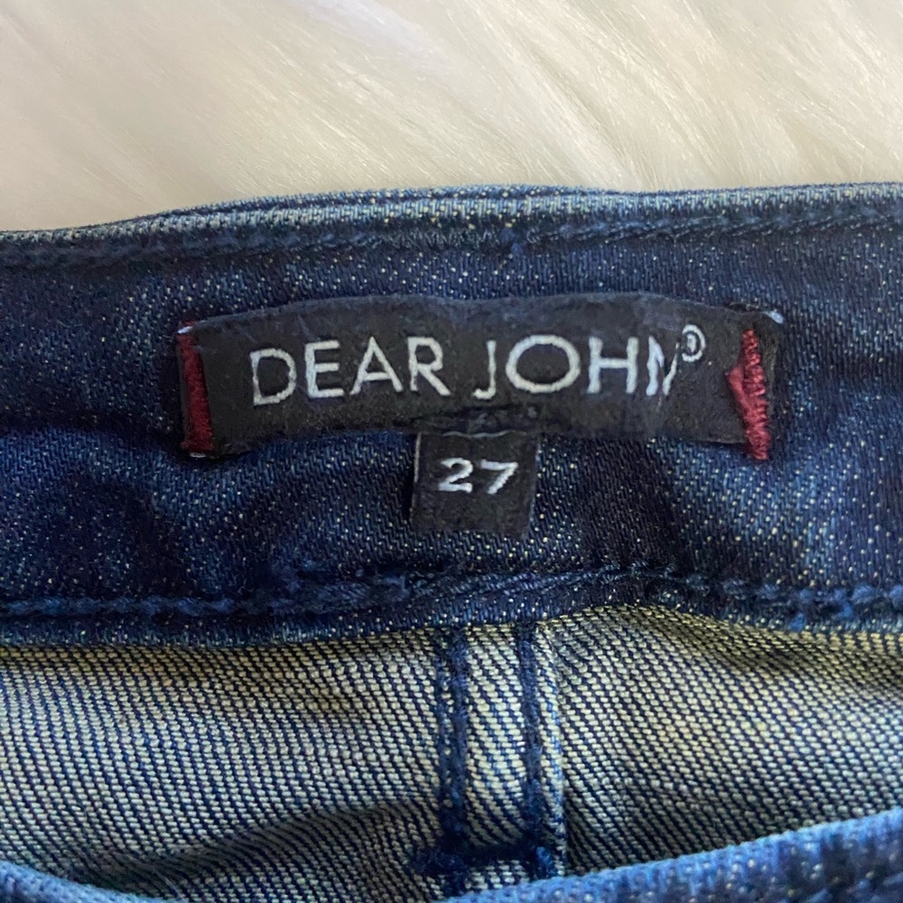 Dear John Sz 27 Women’s Dark Indigo Flare Jeans - Picture 2 of 12